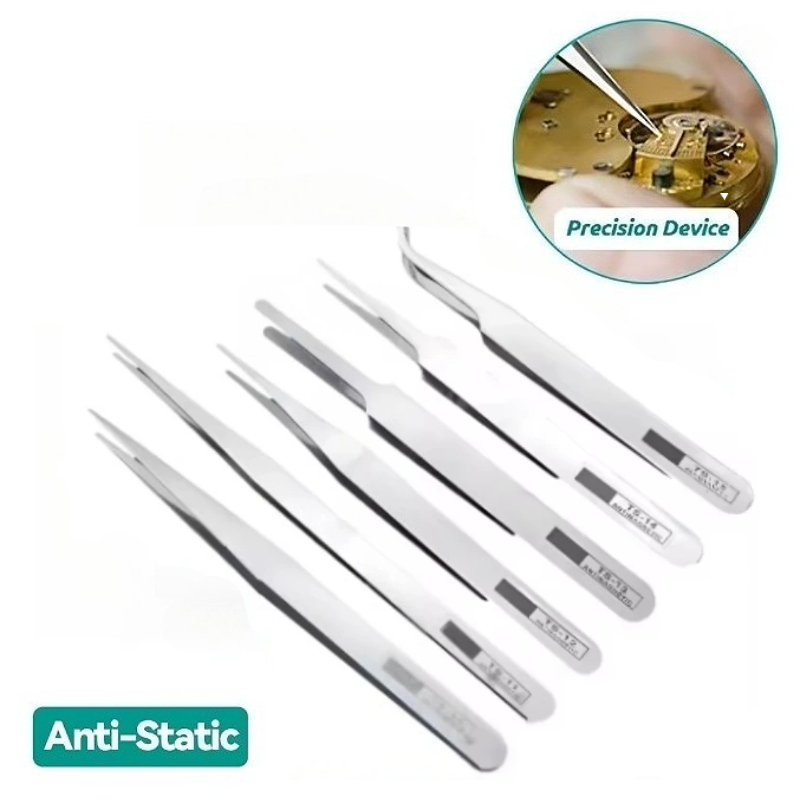 Diy Electronics Set - Zestaw 6 szt. antystatycznych pęset ze