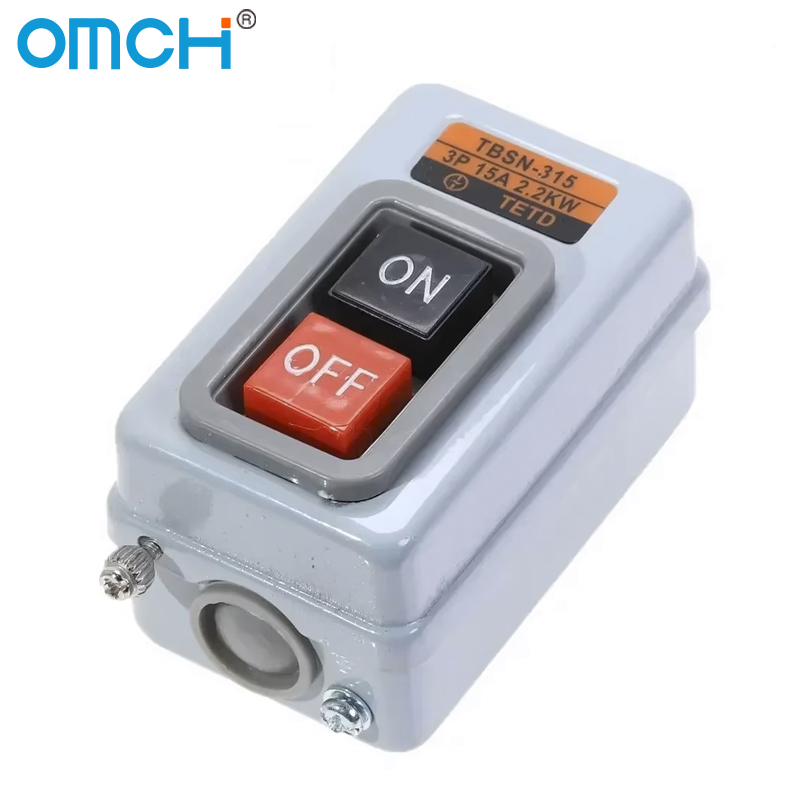 Push Button Tactile - Przyciskowy włącznik zasilania OMCH, trójfazowy włącznik