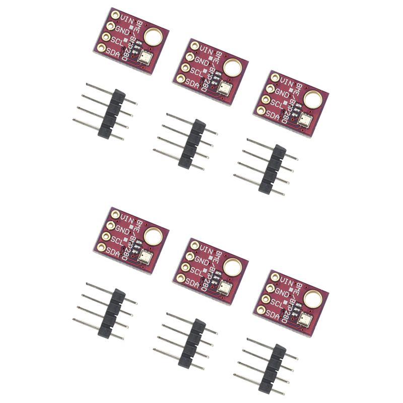 Bme280 Humidity Sensor - N09R-6PCS BME280 5V Cyfrowy Czujnik Temperatury
