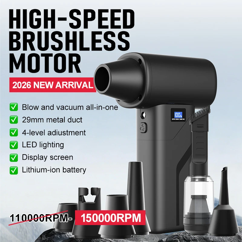 Diy Electronics Workshop - Turbo wentylator 150000 obr./min, mini dmuchawa,