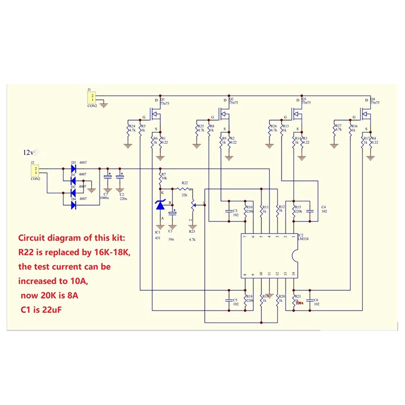 Diy Electronic Load - Zestawy do samodzielnego montażu A46T Tester