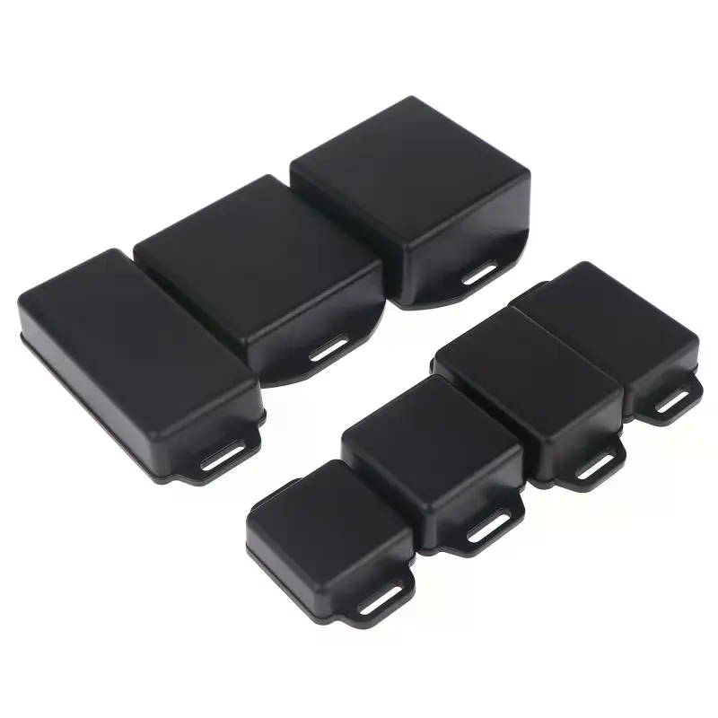 Diy Electronics Set - Zestaw czarnych plastikowych obudów elektronicznych w