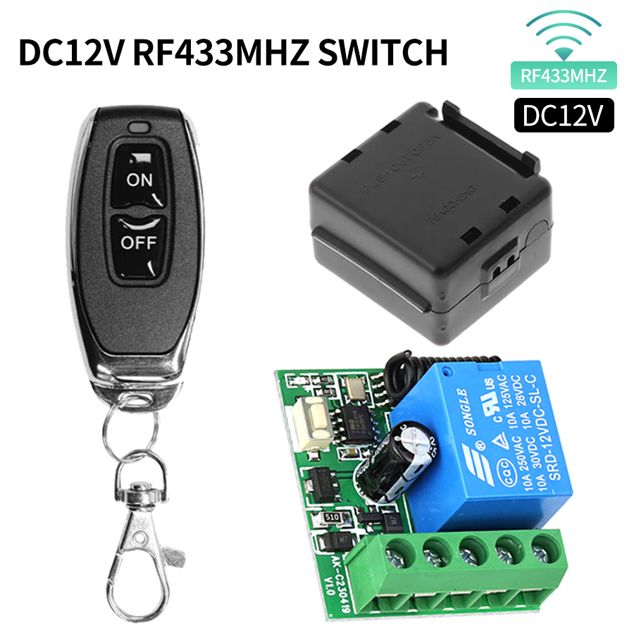 Rf 433Mhz Module - 433 MHz DIY przełącznik bezprzewodowy DC12V