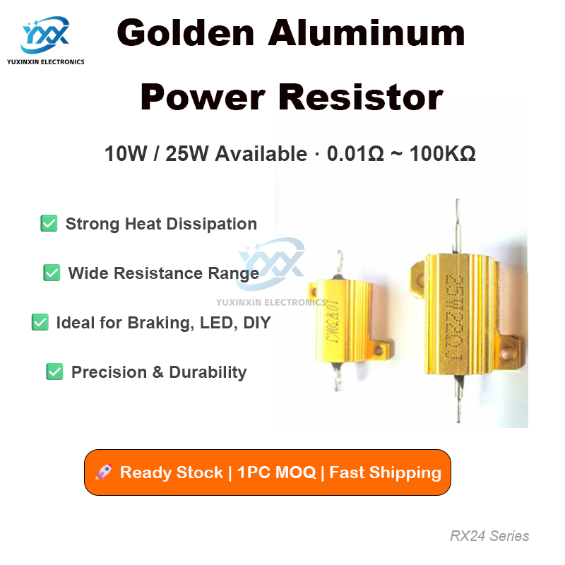 Diy Electronic Load - 1 SZT. Rezystor mocy RX24 10W