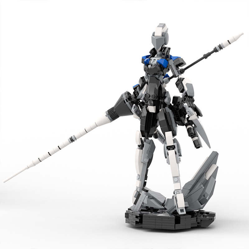 Diy Electronics Pdf - MOC Mech żeński robot Lancer Valkyrie