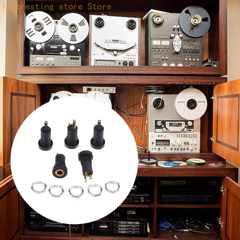 Diy Audio Electronics Kit - 5 sztuk 3.5Mm gniazda wideo muzyczne