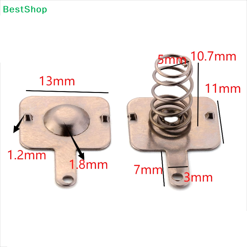 R/Diy Electronics - 〔R〕18650 Sprężynowe złącza do baterii, metalowe
