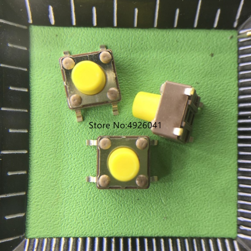 Push Button Tactile - 10 SZTUK Nowy Oryginalny DTSM-63N/Y-S-V-T/R SMD