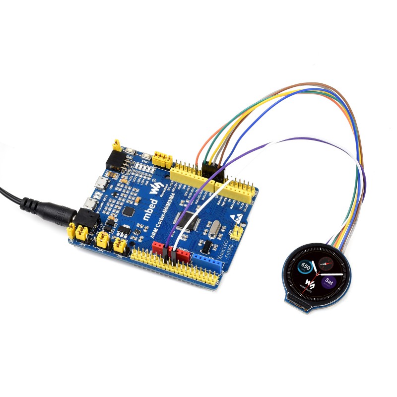 Okrągły moduł TFT LCD 1.28 cal – Diy Wearable Electronics recenzja i cena