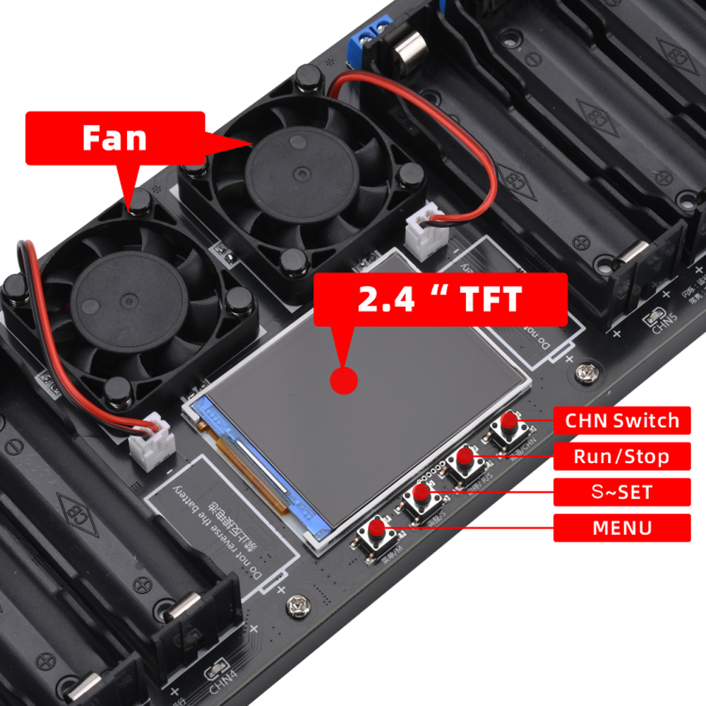 2/4/8 kanałowy Tester rezystan – Diy Electronic Load recenzja i cena