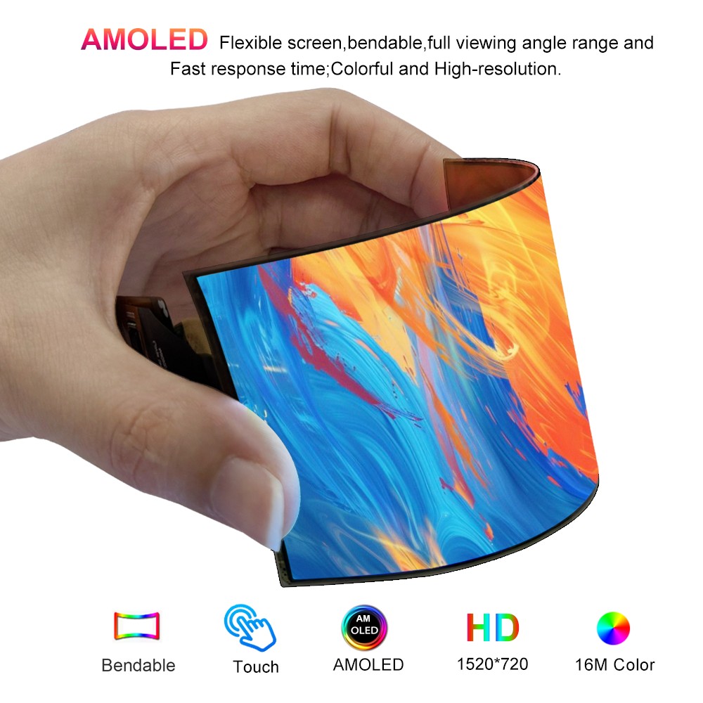 Wyświetlacz AMOLED Wisecoco 5  – Diy Wearable Electronics recenzja i cena