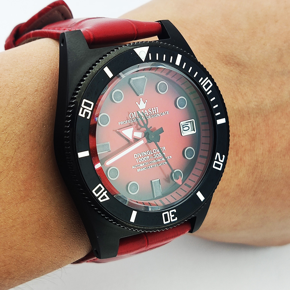 Zegarek męski 40,5 mm na zamów – Push Button Tactile recenzja i cena