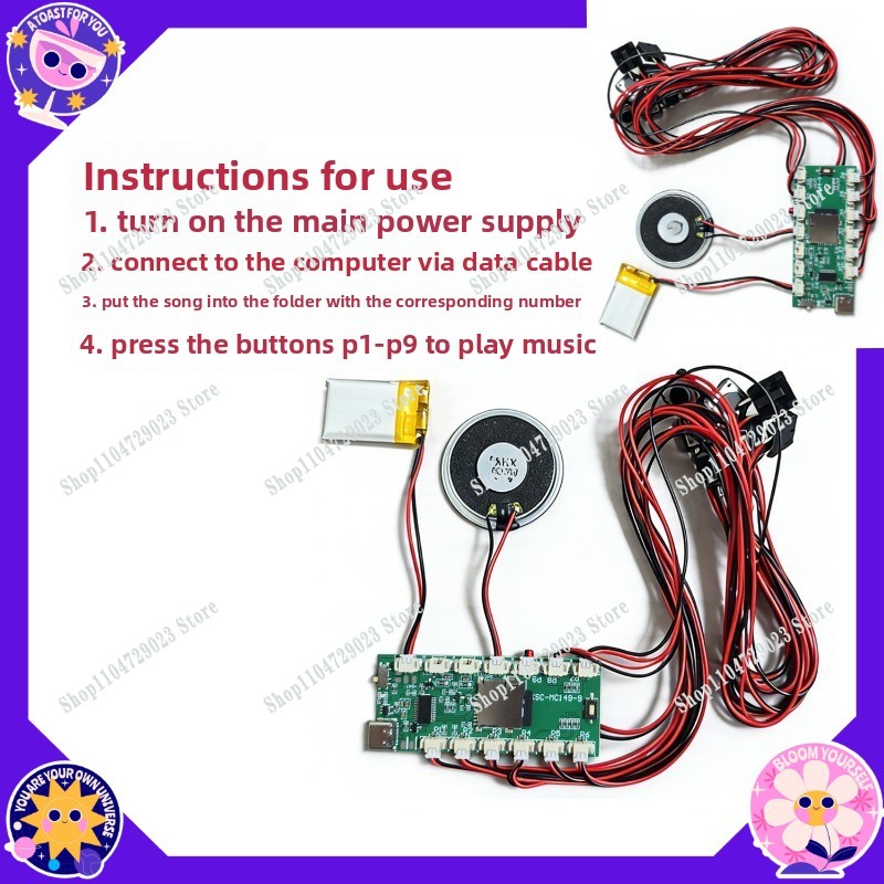Popularny zestaw modułów muzyc – Diy Electronics To Sell recenzja i cena
