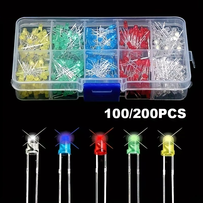 Zestaw diod LED 3mm 5mm wielok – R/Diy Electronics recenzja i cena