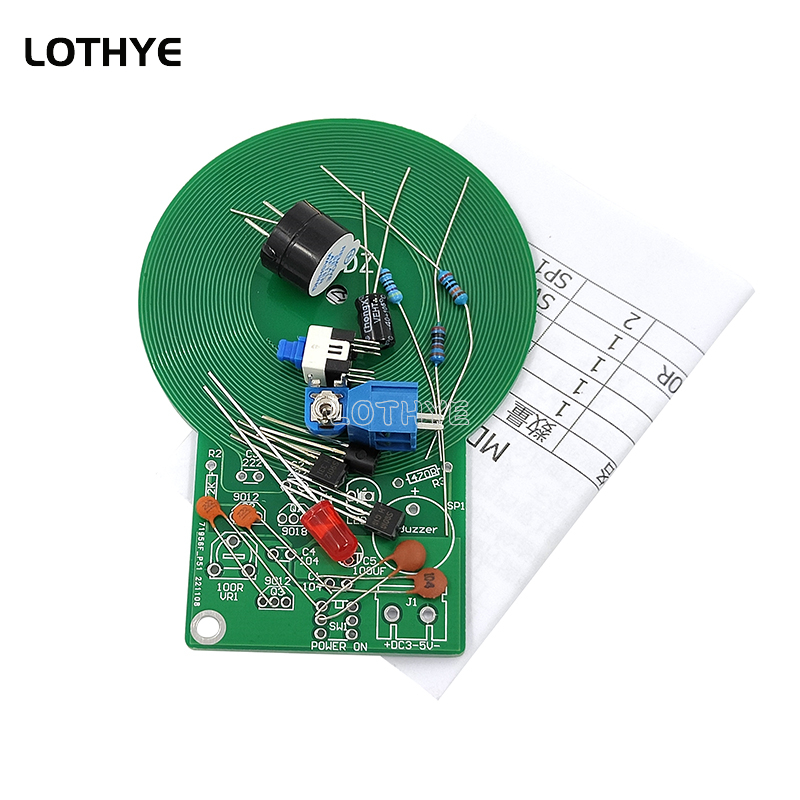 DC 3V-5V zestaw wykrywacza met – Diy Electronics Set recenzja i cena