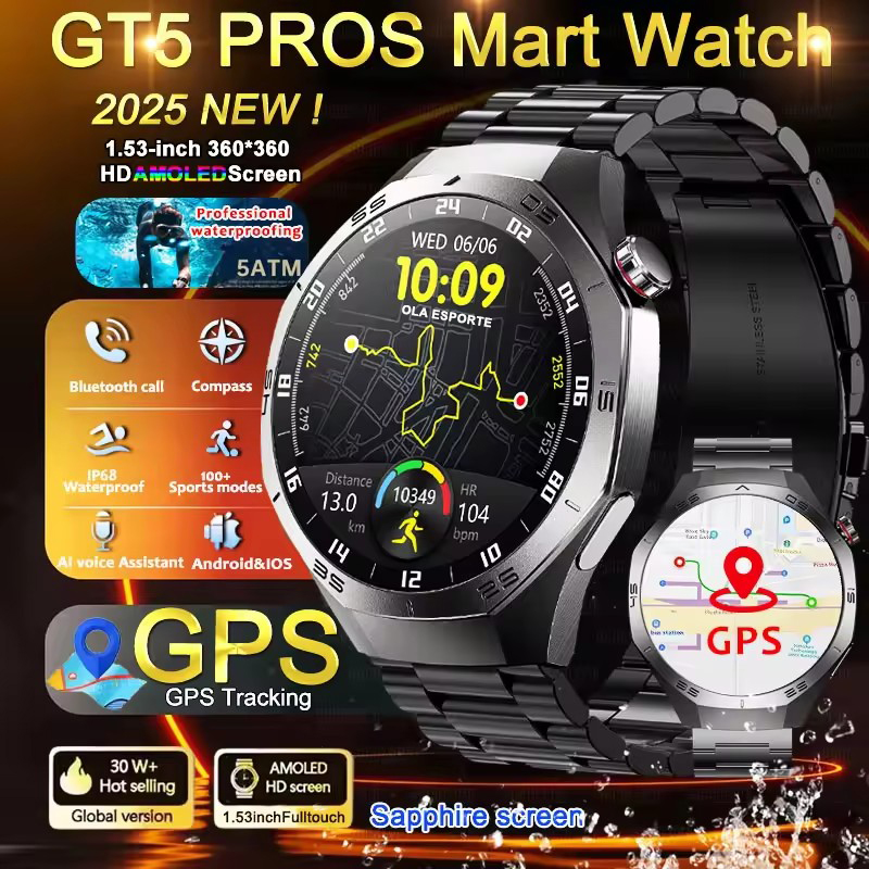 Okrągły Smartwatch GPS Wodoodp – Diy Wearable Electronics recenzja i cena