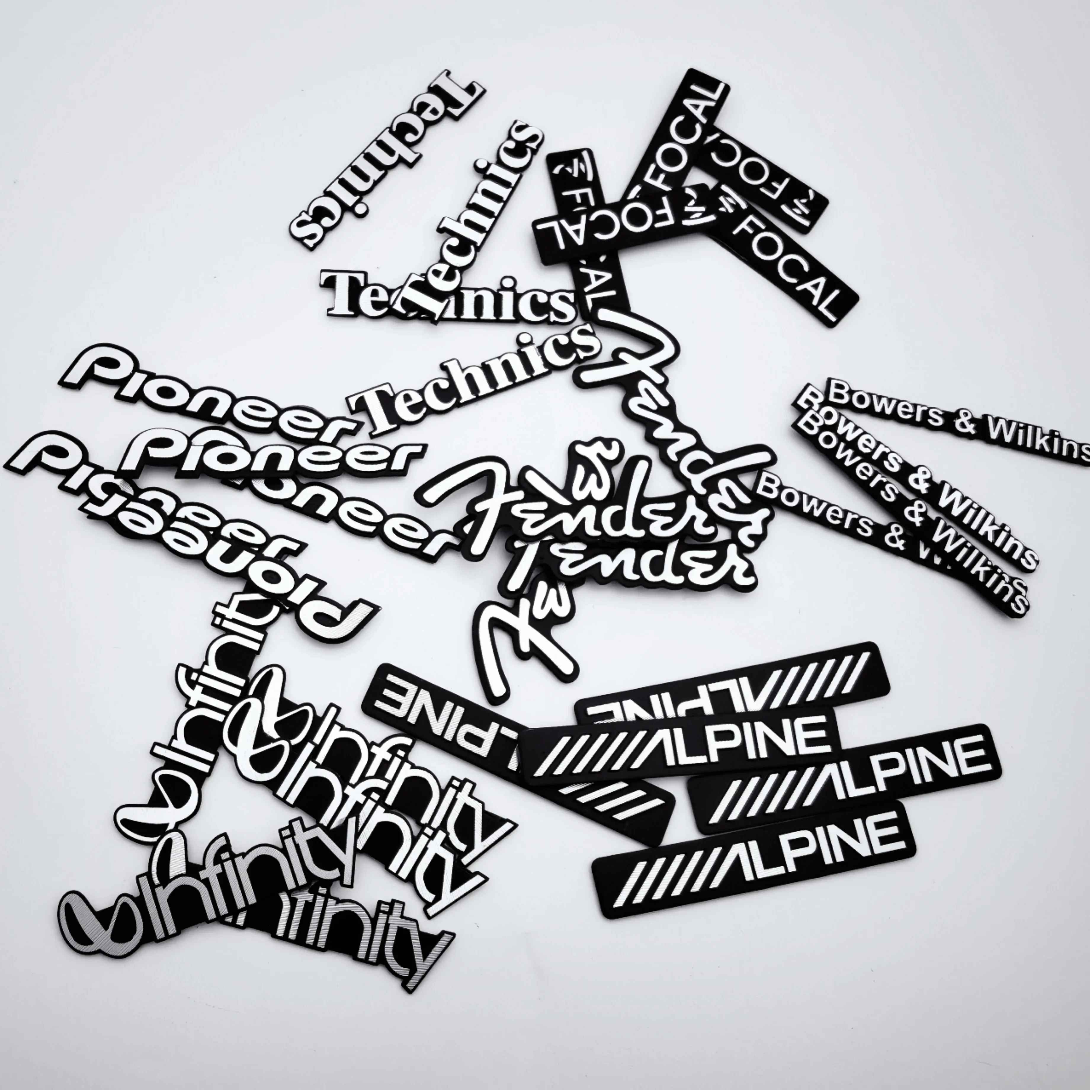 5 sztuk metalowych emblematów  – Diy Audio Electronics Kit recenzja i cena