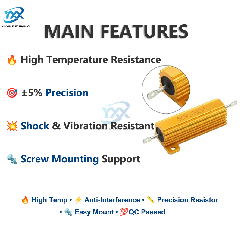 1 SZT. Rezystor mocy RX24 10W  – Diy Electronic Load recenzja i cena