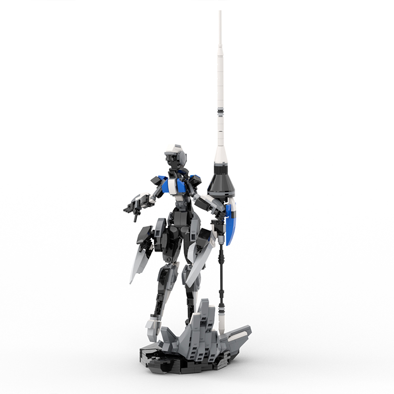 MOC Mech żeński robot Lancer V – Diy Electronics Pdf recenzja i cena
