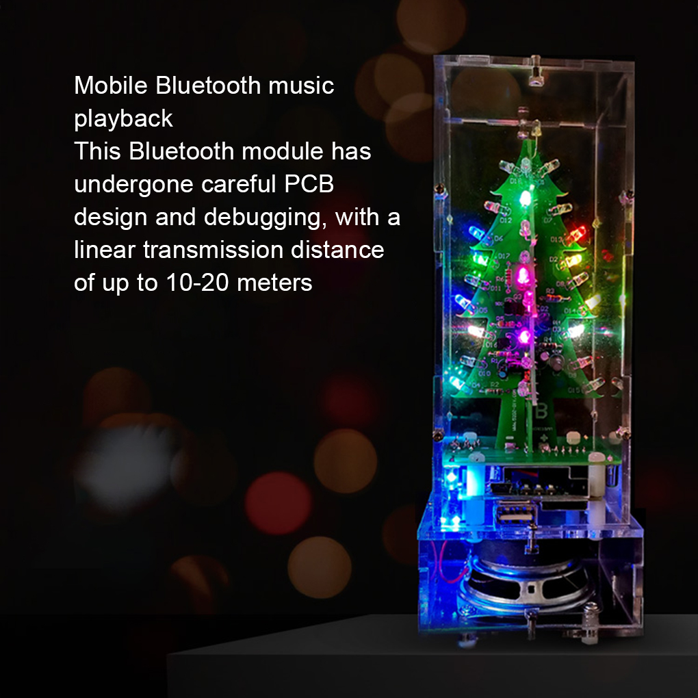 Kolorowa choinka LED Zestaw do – Diy Electronics Set recenzja i cena