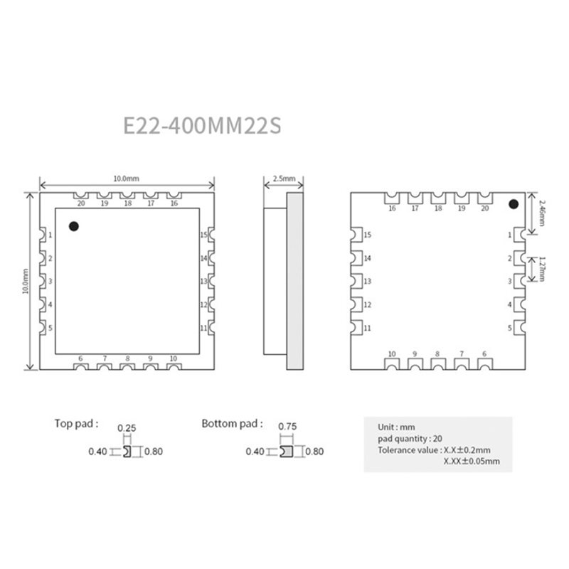 2X EBYTE SX1268 433Mhz Lora Be – Rf 433Mhz Module recenzja i cena