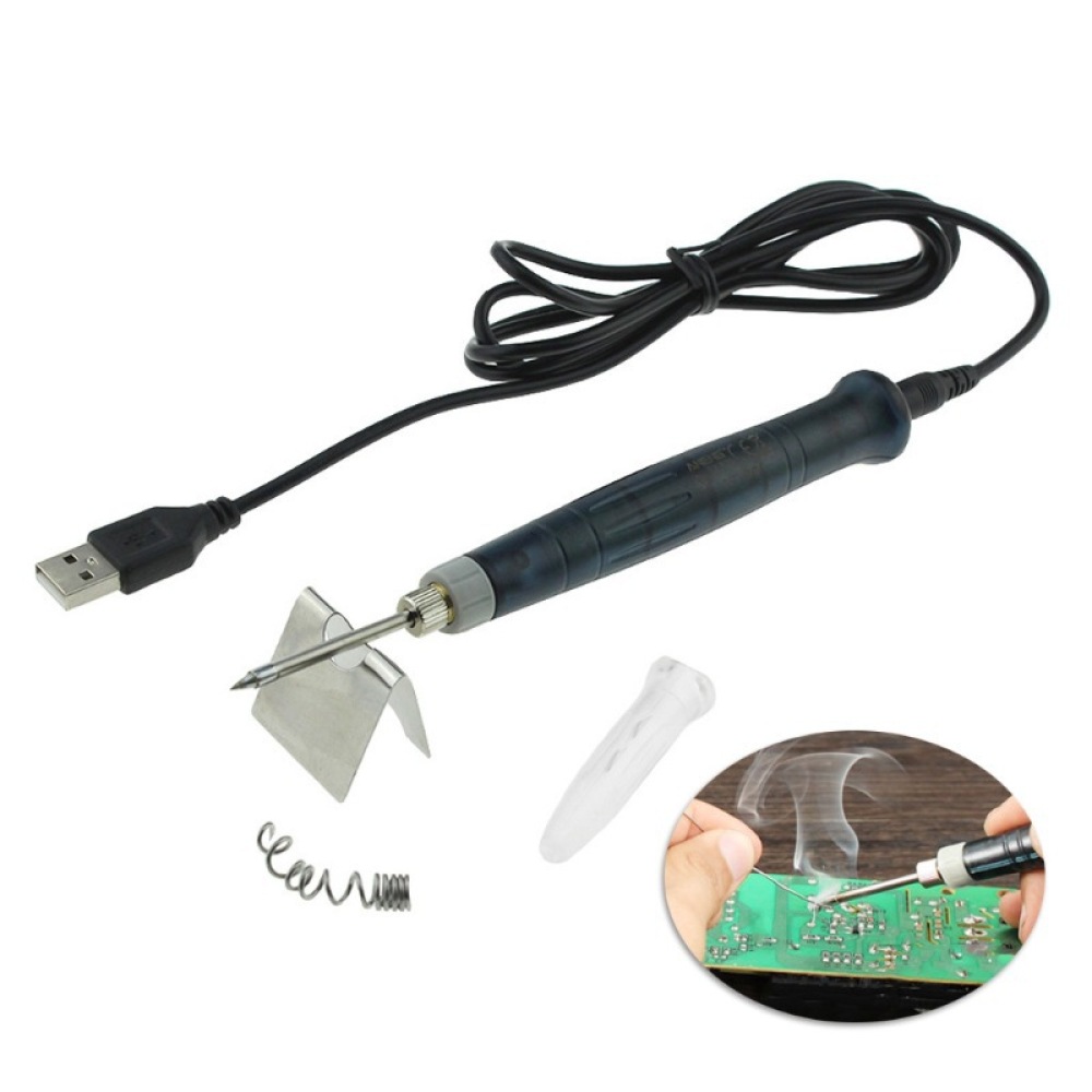 Miniaturowa lutownica USB 5V,  – Diy Electronics Workshop recenzja i cena